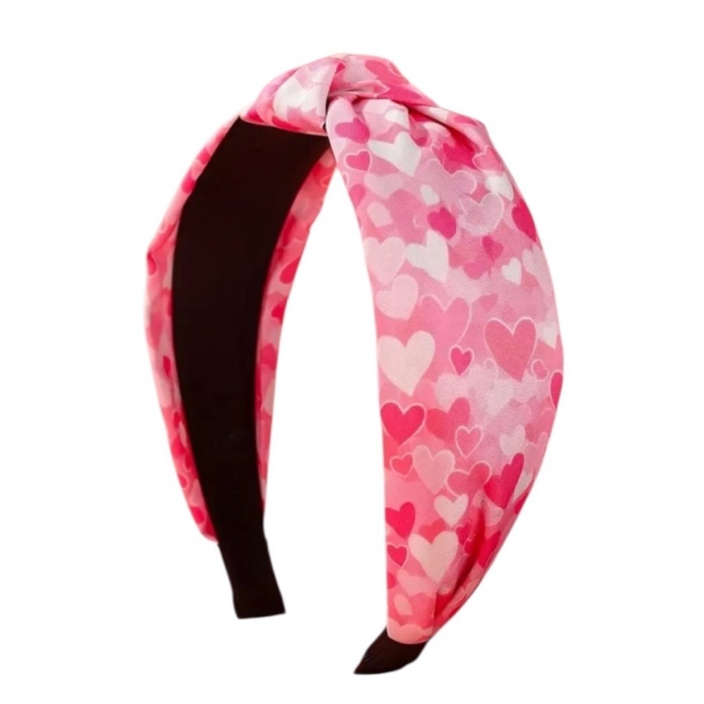 💖 3/$30 💖 Pink Heart Knotted Headband